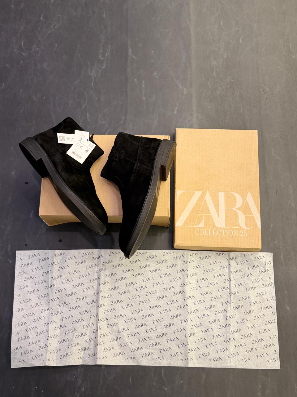 ZARA-SURPLUS ZIPPY CHELSEA BOOTS