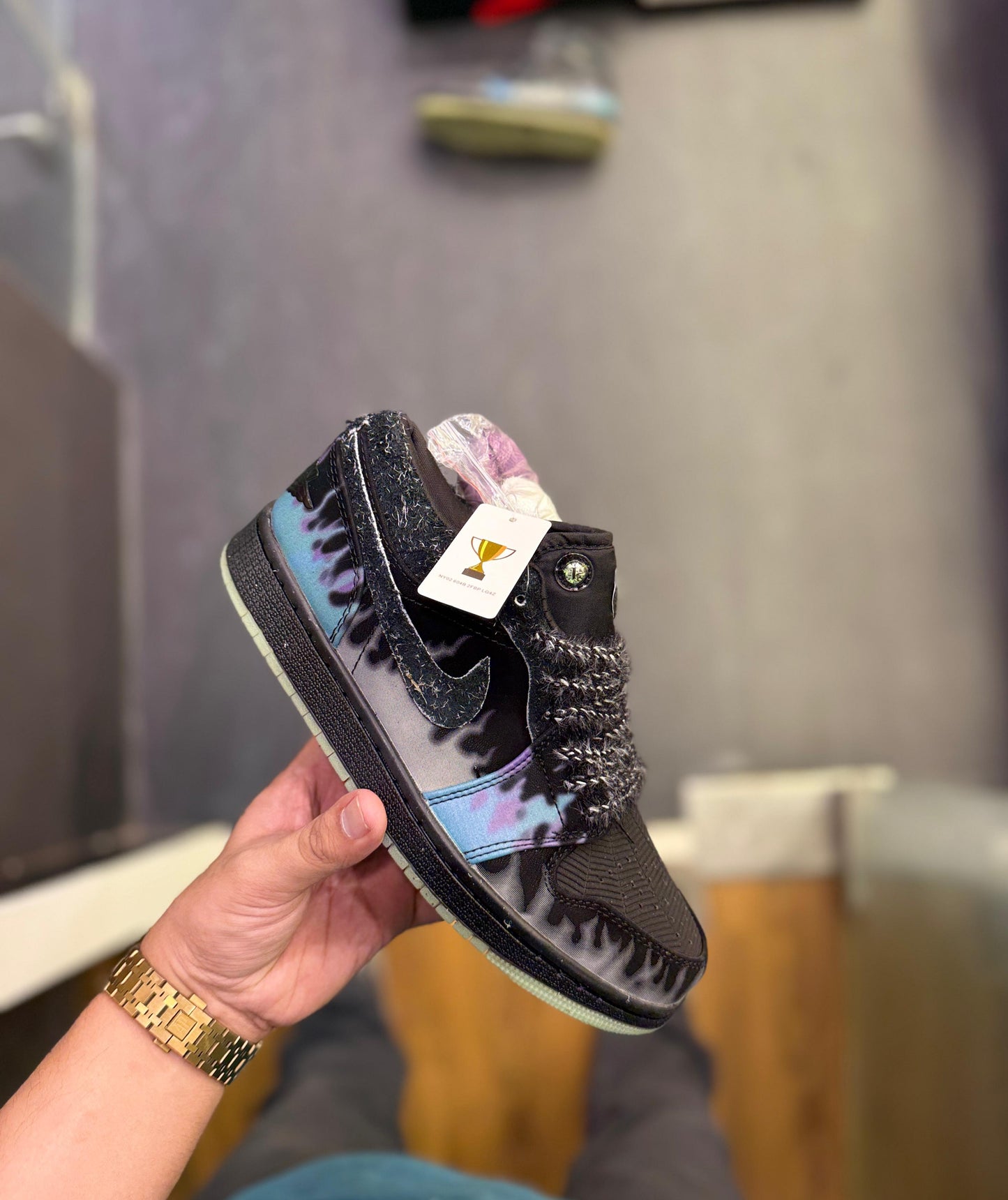 AIR JORDANS 1 LOW HALLOWEEN BLACK CAT